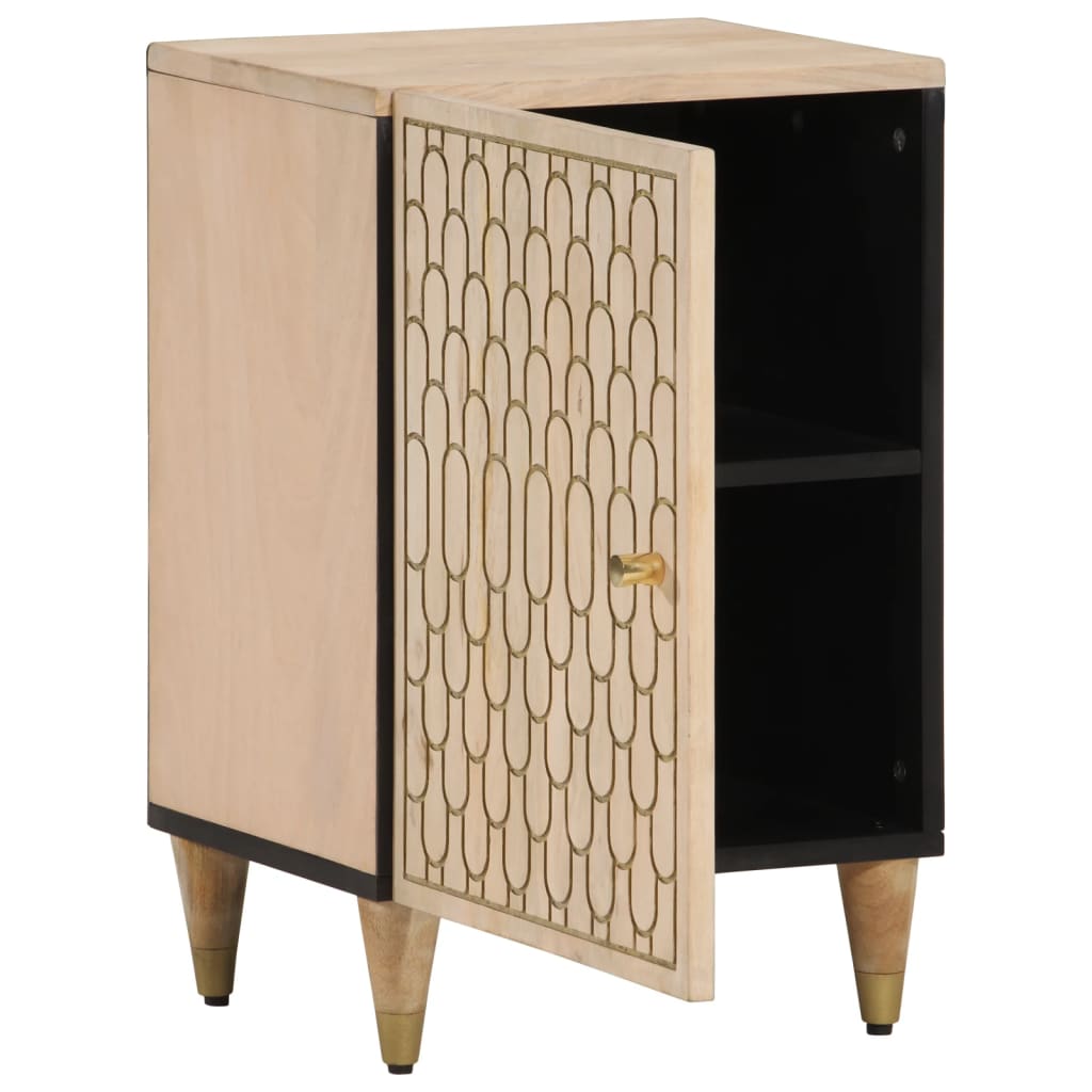 Bathroom cabinet 38x33x58 cm Solid mango wood