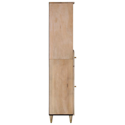 Badezimmerschrank 38x33x160 cm Festes Mangoholz