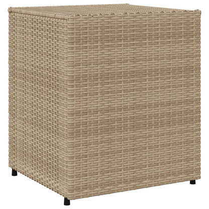 Cabinetto da giardino beige da giardino 55x59x69 cm resina intrecciata