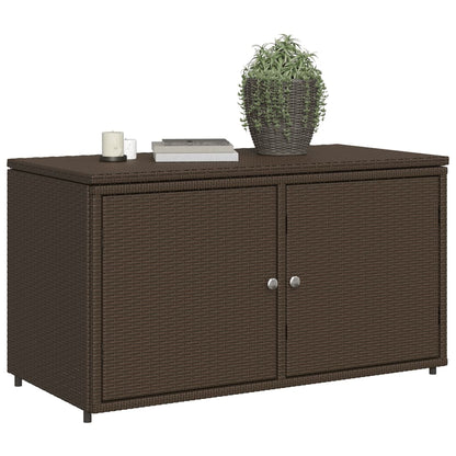 Brown Garden Lagerschrank 110x55x60,5 cm geflochtenes Harz