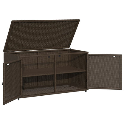 Brown Garden Lagerschrank 110x55x60,5 cm geflochtenes Harz