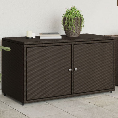 Brown Garden Lagerschrank 110x55x60,5 cm geflochtenes Harz