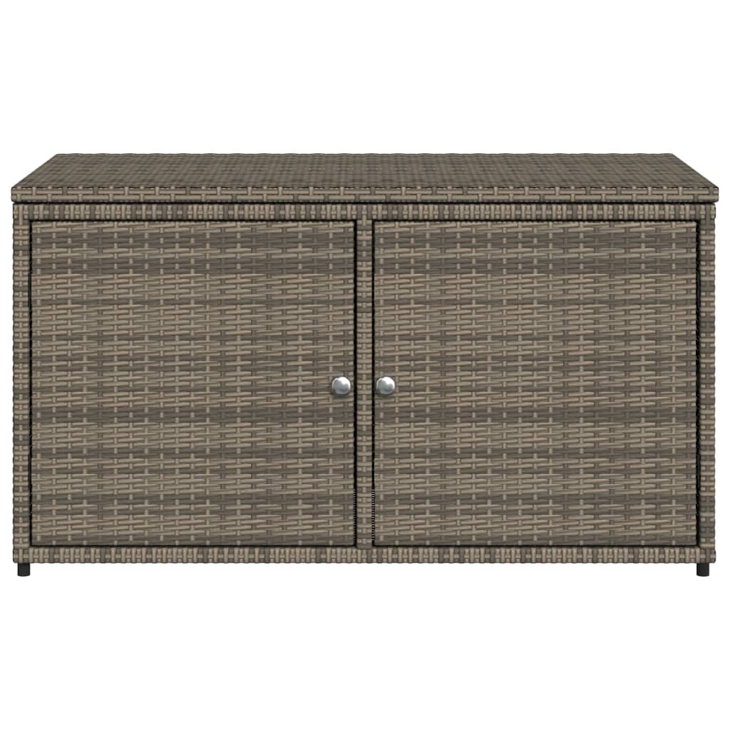 Grey Gartenspeicherschrank 110x55x60,5 cm geflochtenes Harz