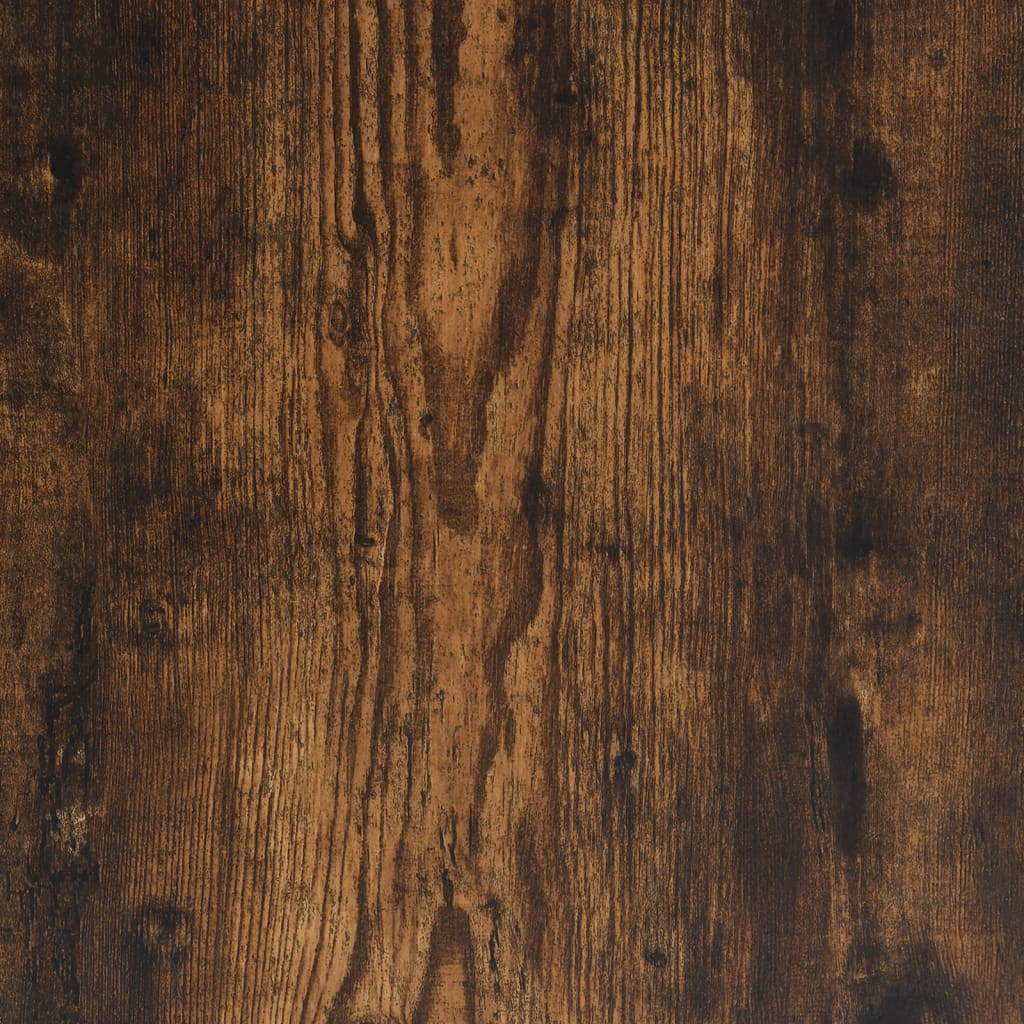 Armadio da bagno in quercia affumicata 33x3333x185.5 cm in legno di ingegneria