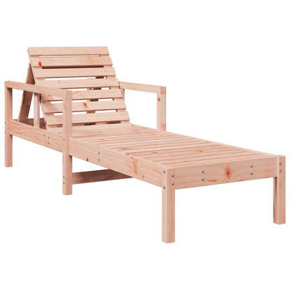 Chaise longue 199,5x62x55 cm bois massif de douglas