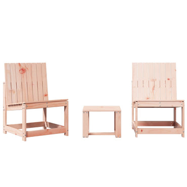 Muebles de jardín 3 PCS Douglas de madera maciza