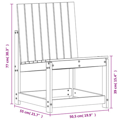 Muebles de jardín 3 PCS Douglas de madera maciza