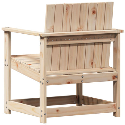 Muebles de jardín 3 pcs madera de pino sólido