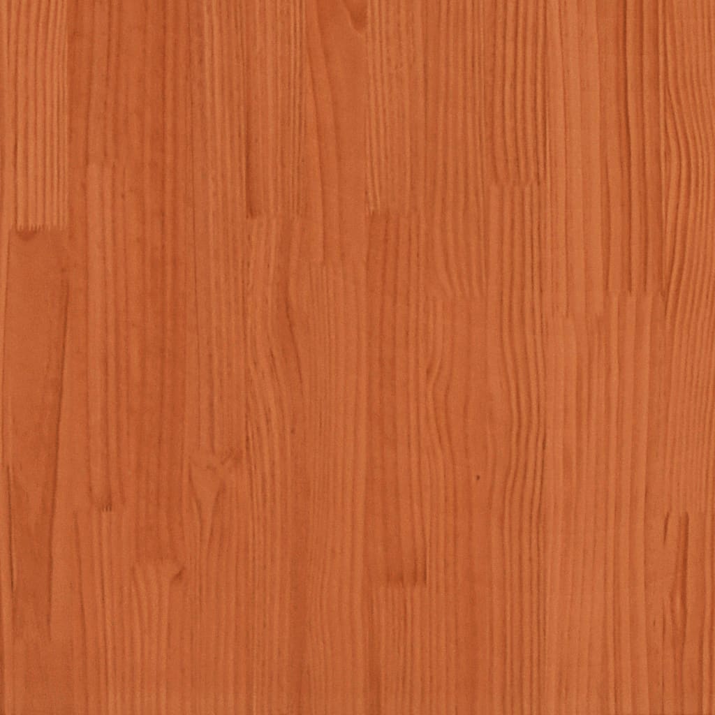 Sedia cera marrone lunga 205x60x31,5 cm in legno di pino solido