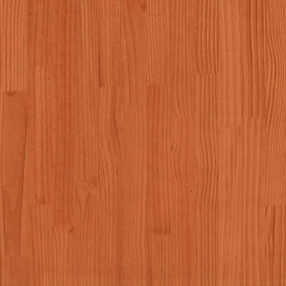 Sedia cera marrone lunga 205x60x31,5 cm in legno di pino solido