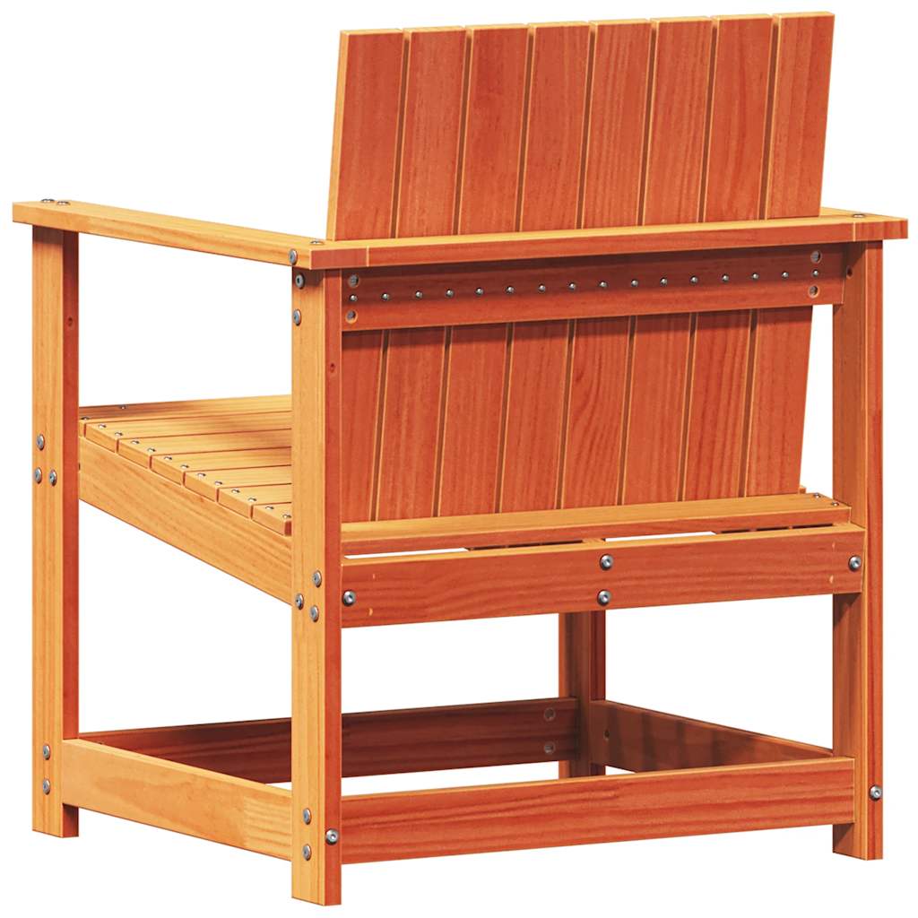 Garden furniture 3 pcs Brown Wood Solid Pine Wood