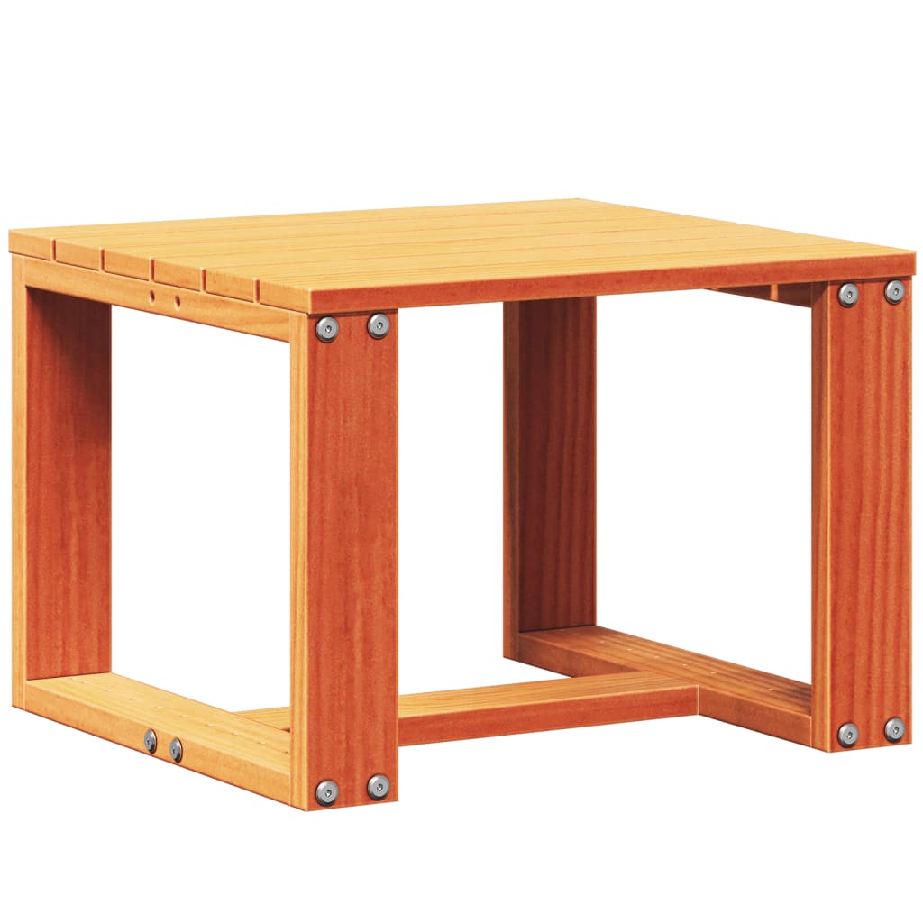 Muebles de jardín 3 pcs madera marrón pino sólido madera