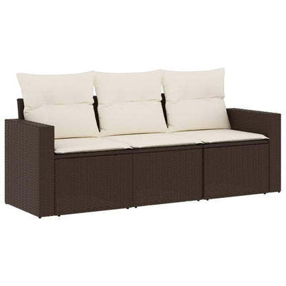 Muebles de jardín con cojines 3 PCS RACONED RESINA