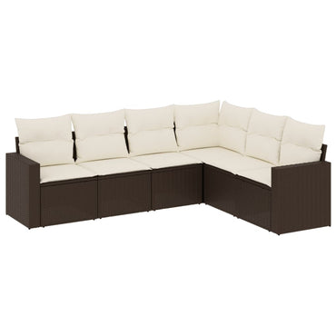 Muebles de jardín con cojines 6 PCS RACONED RESINA