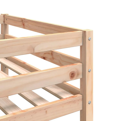 Triple bunk bed 90x190 cm Solid pine wood