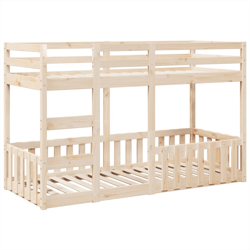 Bunk bed 90x190 cm Solid pine wood