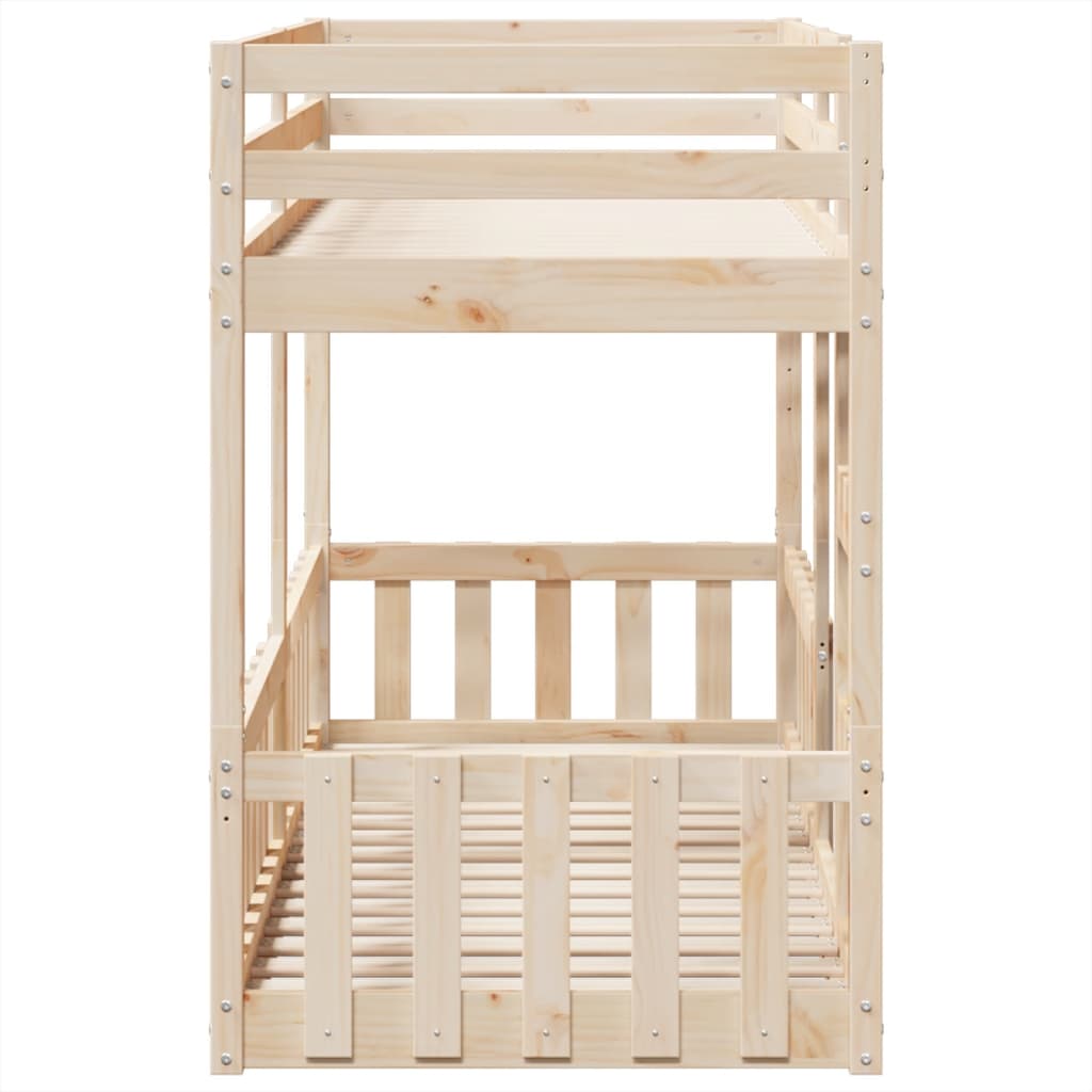 Bunk bed 90x190 cm Solid pine wood