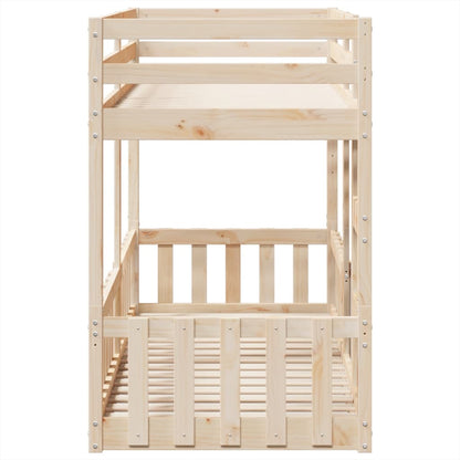 Bunk bed 90x190 cm Solid pine wood