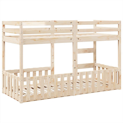 Bunk bed 90x190 cm Solid pine wood