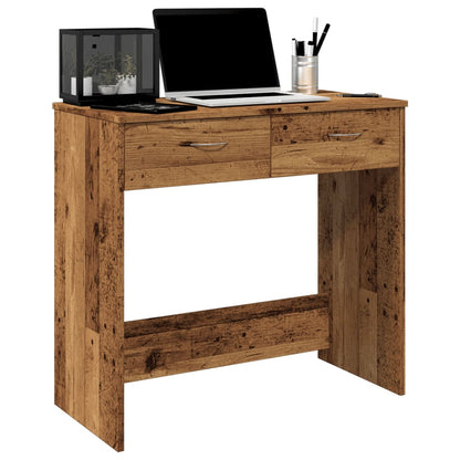 Büro Old Wood Style 80x40x75 cm Ingenieurholz Holz