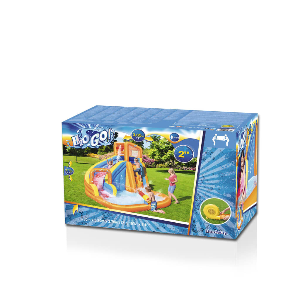 BESTWAY TOBOGGAN H2OGO Turbo Splash Water Zone-Mega Water Park 53301