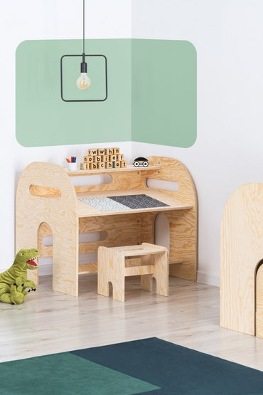 Children's desk with montessori seat MUNDO 6