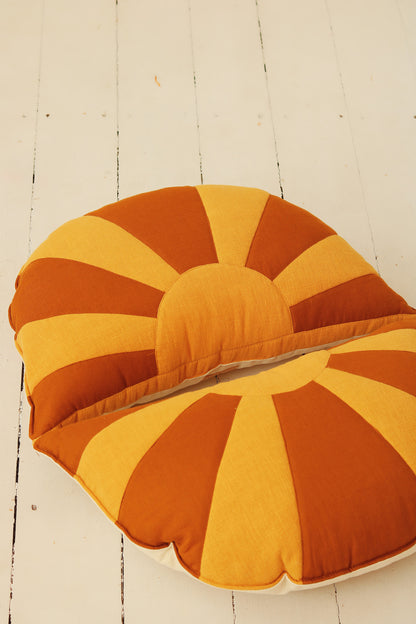 Coussin décoratif Soleil Sunshine "Caramel by the Sea"