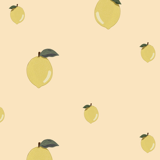 Wallpaper Little Lemons Salmon