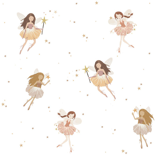 Wallpaper Fairies white