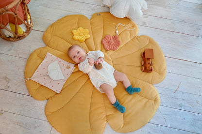 Tapis moelleux velours pour enfant flower "Honey azalea"