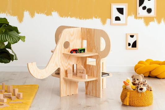 Elephant children's bedside shelf