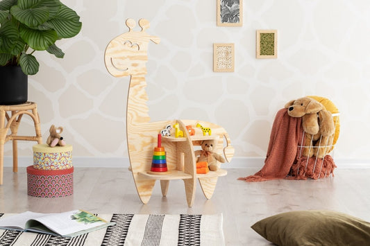 Giraffe children's bedside shelf