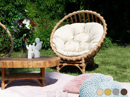 Round Willow Wood Garden Armchair CLER