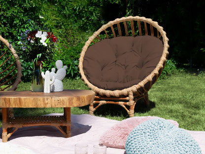 Round Willow Wood Garden Armchair CLER