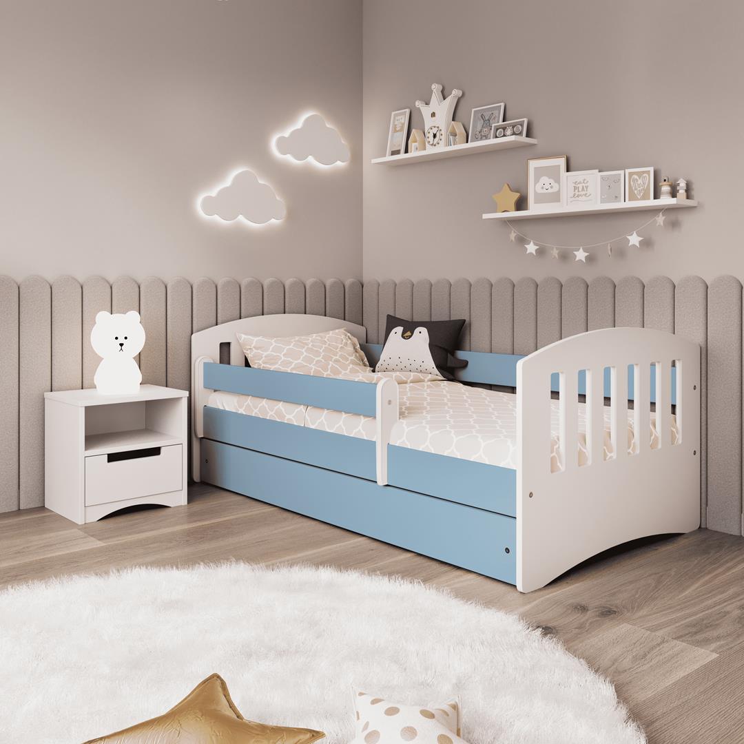 Bambino classico letto 1 con barriere