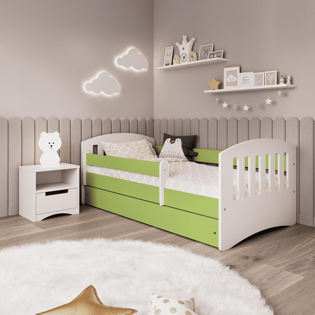 Bambino classico letto 1 con barriere