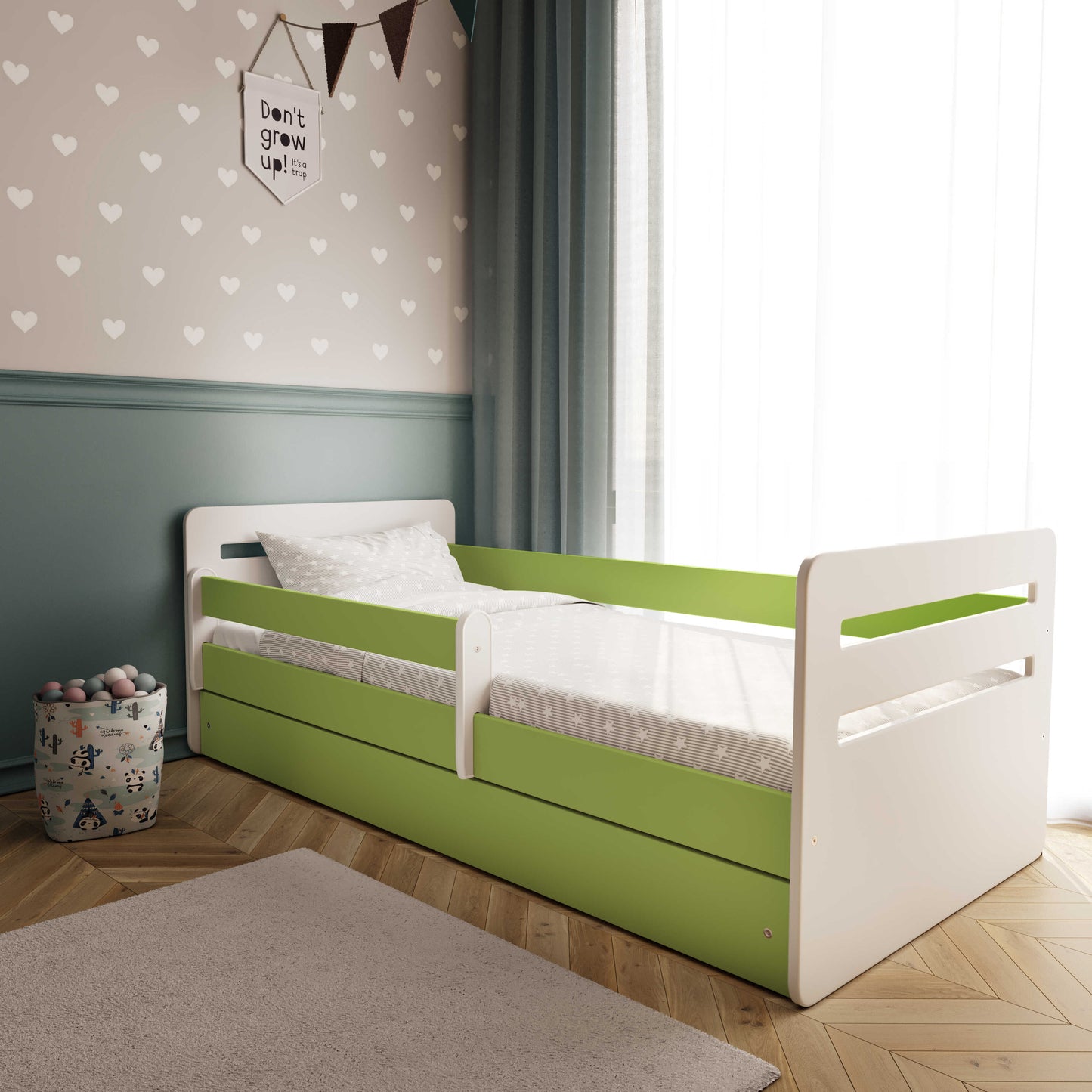 Tomi child bed with barriers