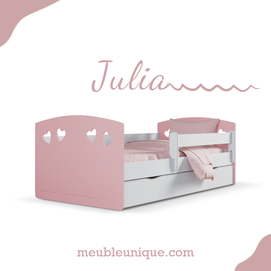 Letto per bambini Julia con barriere