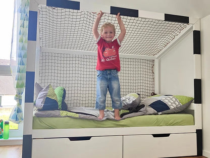 Football Cage Toddler Bed with Drawer