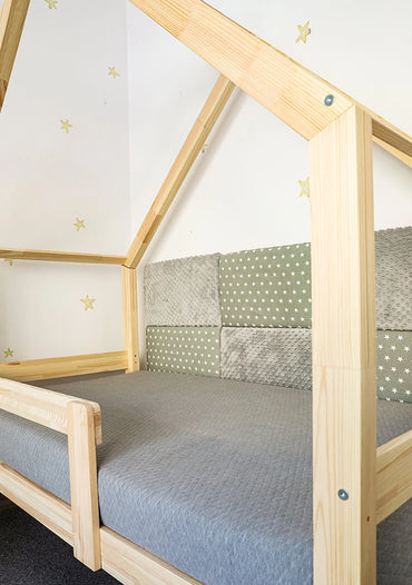 Cama de Lou Hut con barreras