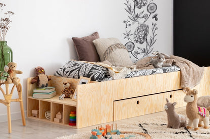 Children's bed with MLC drawer