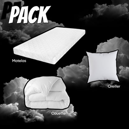 Offre Pack Soldes Matelas Mousse Latex Coco + couette + oreiller