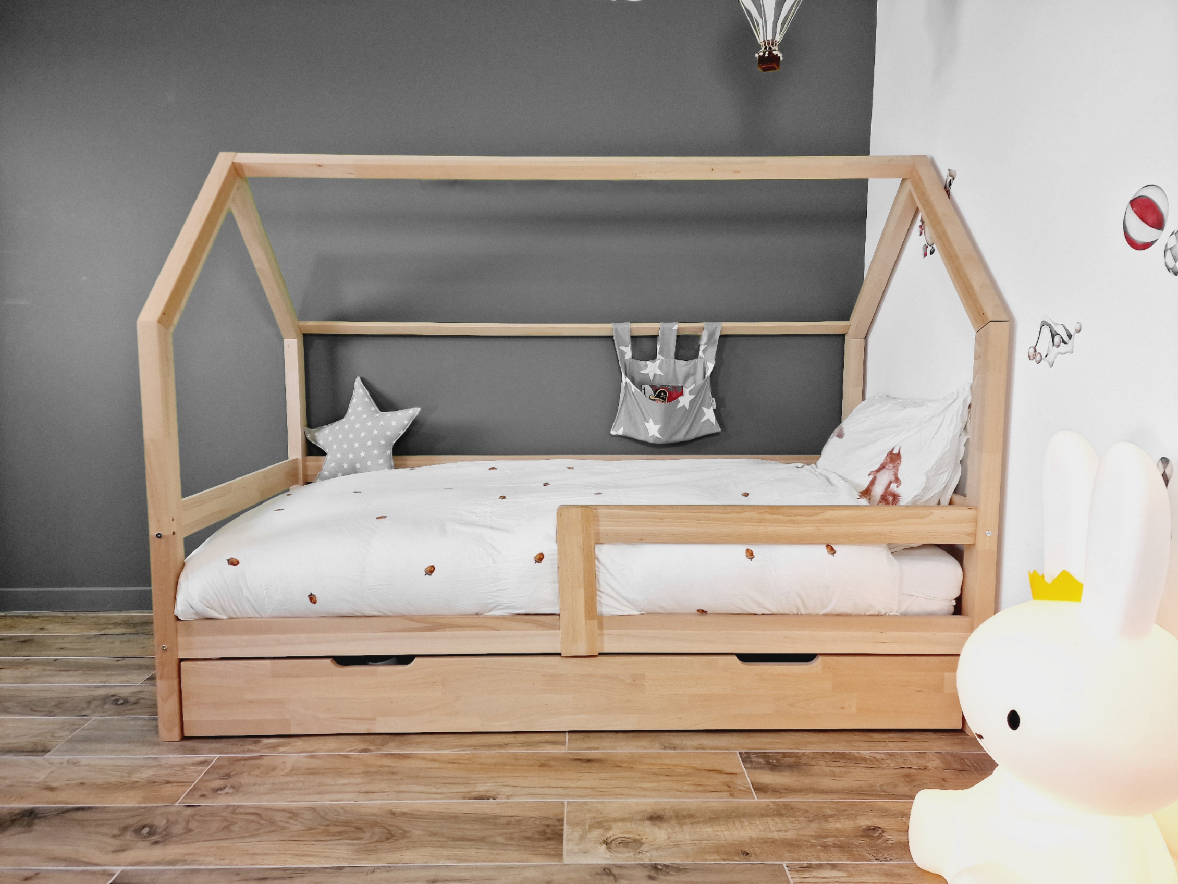 Cajón para cama 90x180 gris