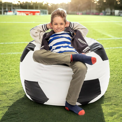 Giant Soccer Pouf Football different formats