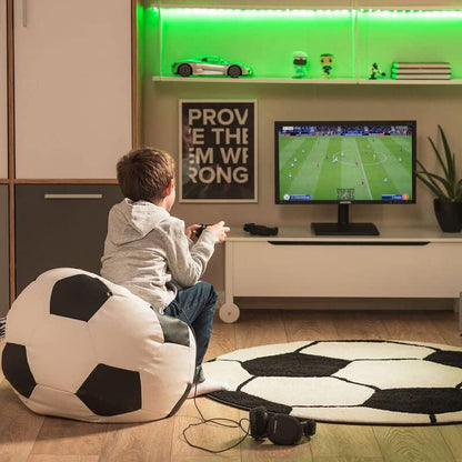 Giant Soccer Pouf Football different formats