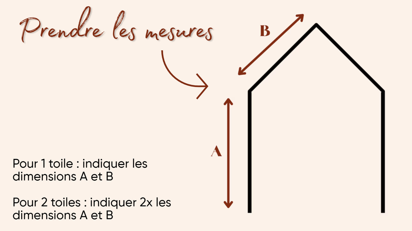 Habillage Maisonnette fleuri "Flower Power" pour lit Cabane