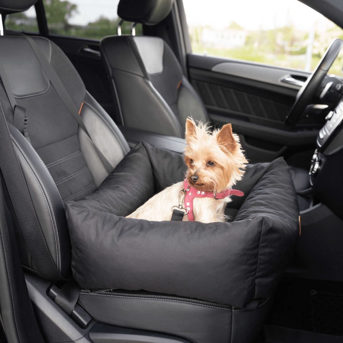 Asiento de coche para coche de cesta animood para perros julian