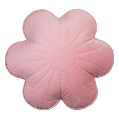 Coussin décoratif Fleur en Velours ou Lin différents coloris