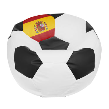 Pouf Géant Soccer ballon de Foot Nations d'Europe
