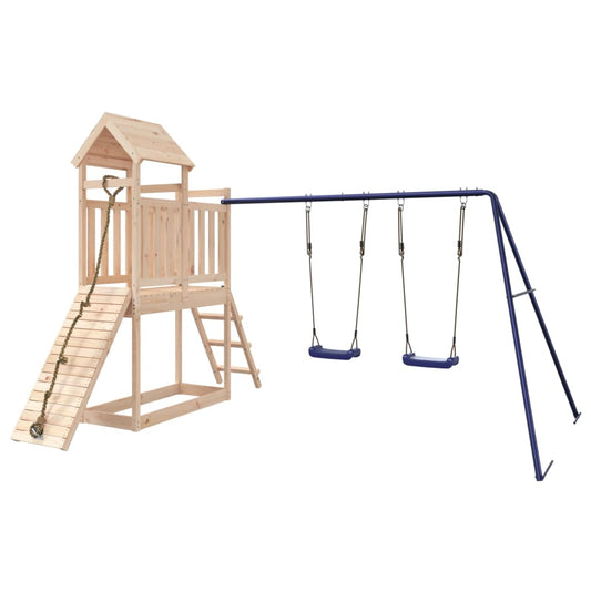 Playhouse Game Structure Climbing House com swing